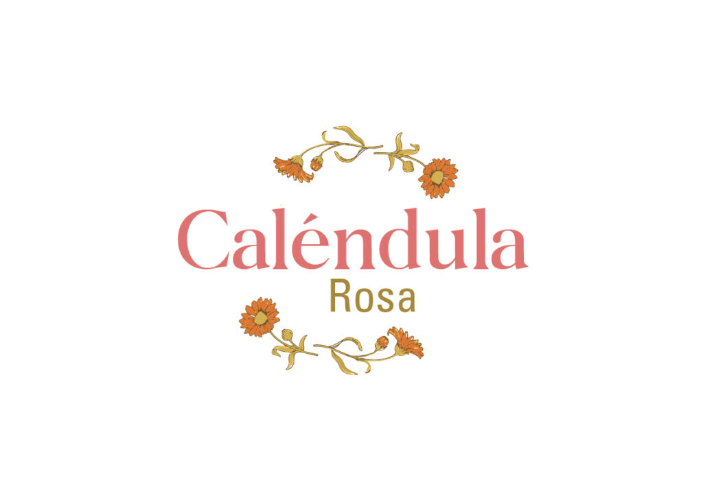 Logo Caléndula rosa