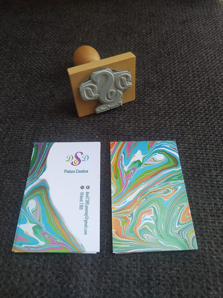 Sellos y tarjetas Dosdepouring